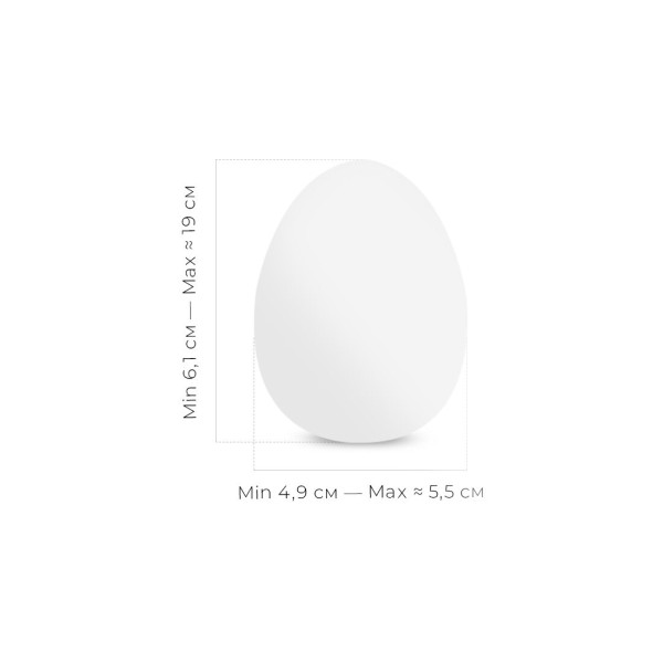 Мастурбатор-яйцо Tenga Egg Boxy с геометрическим рельефом, Tenga (Япония) - IntimLand