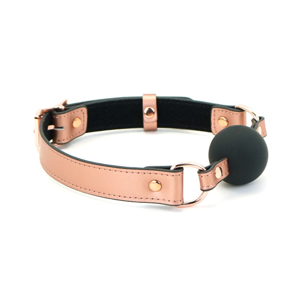 Кляп Liebe Seele Rose Gold Memory Ball Gag, Liebe Seele - IntimLand