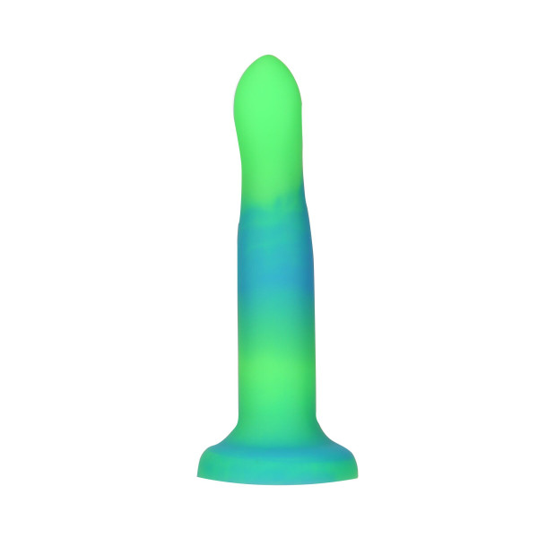 Светящийся в темноте фаллоимитатор ADDICTION Rave 8″ Glow in the Dark Dildo Blue Green, 20,3 см, ADDICTION (Канада) - IntimLand