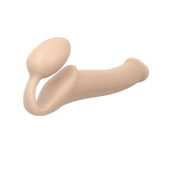 Безремневой страпон Strap-On-Me Flesh L, полностью регулируемый, диаметр 3,7см, Strap-On-Me (Франция) - IntimLand
