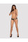 Кружевные танга с доступом Obsessive Contica crothchles thong S/M, черные, Obsessive (Польща) - IntimLand