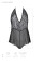 Боди Passion LEAFA BODY black L/XL - ECO Passion, Passion (Польша) - IntimLand