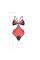 Полупрозрачное боди с кружевом Passion PEONIA BODY XXL/XXXL red, Passion (Польша) - IntimLand