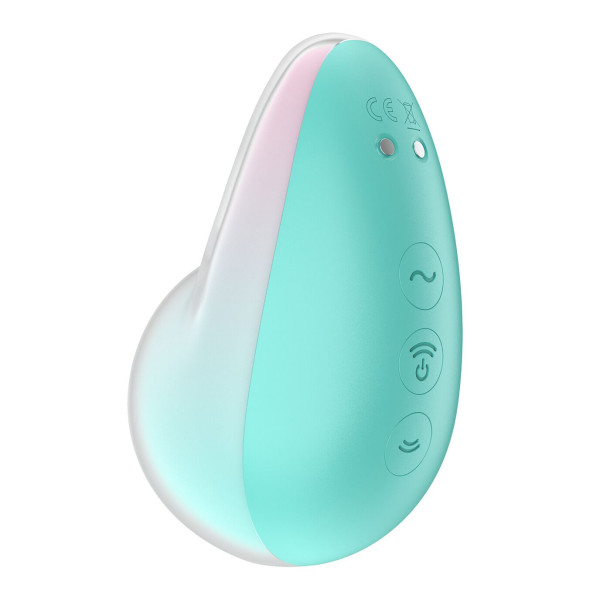 Вакуумный стимулятор с вибрацией Satisfyer Pixie Dust Mint/Pink, Satisfyer (Германия) - IntimLand