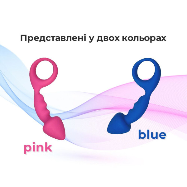 Анальная пробка Adrien Lastic Budy Pink со стимулирующей ножкой, макс. диаметр 2,5см, Adrien Lastic (Іспанія) - IntimLand