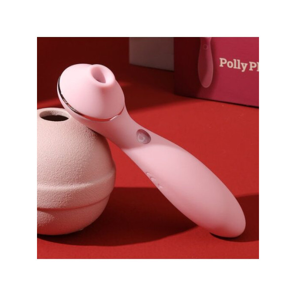 Вакуумный вибратор KISTOY Polly Plus Pink, KISSTOY (Китай) - IntimLand