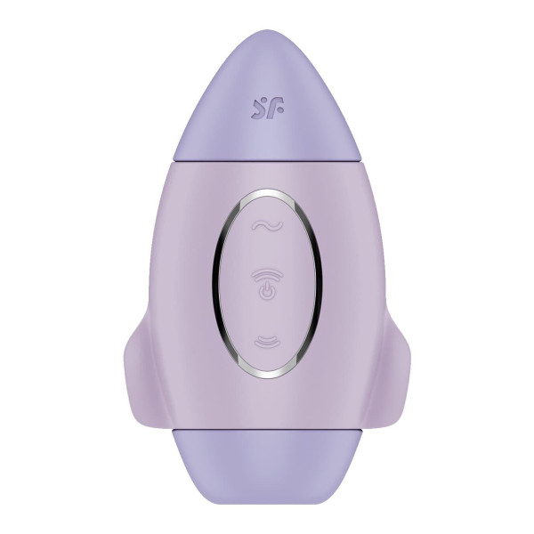 Вакуумный стимулятор с вибрацией Satisfyer Mission Control Violet, 2 независимых мотора, Satisfyer (Германия) - IntimLand
