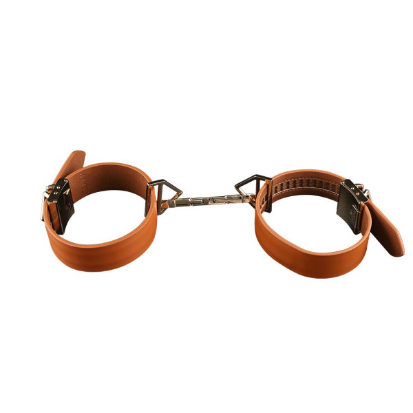Наручники LOCKINK Wristcuffs/Anklecuffs Brown Set, LOCKINK - IntimLand