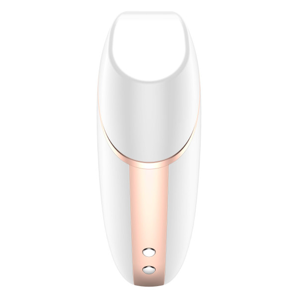 Вакуумний кліторальний стимулятор Satisfyer Love Triangle White з керуванням через інтернет
