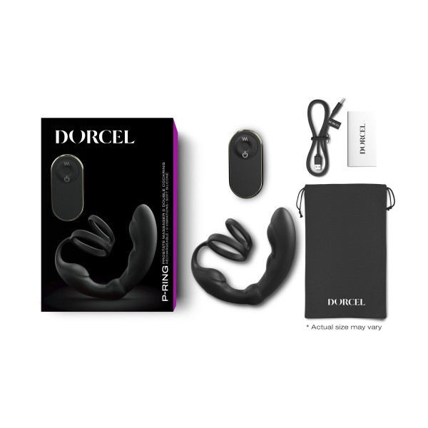 Массажер простаты Dorcel P-Ring с эрекционным кольцом и пультом ДУ, Dorcel (Франция) - IntimLand