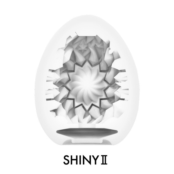 Мастурбатор-яйцо Tenga Egg Shiny II, плотный TPE, пробник лубриканта 5 мл, Tenga (Япония) - IntimLand