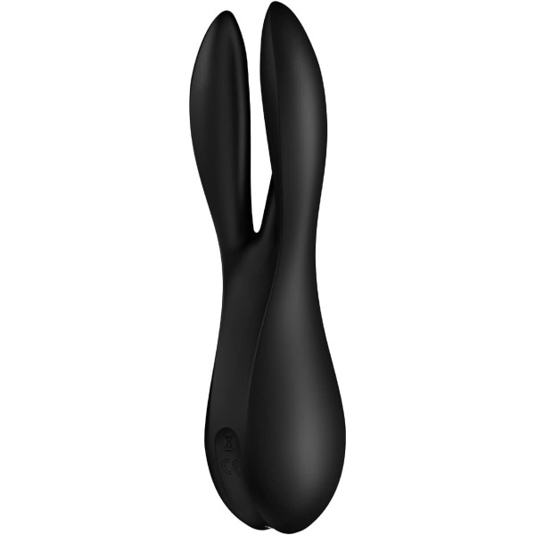 Клиторальный вибратор Satisfyer Threesome 2 Black, Satisfyer (Германия) - IntimLand