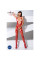 Відвертий бодістокінг з глибоким декольте Passion BS075 red