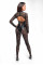 Комбинезон Noir Handmade F299 Enigma lace catsuit with underbust bodice - 3XL