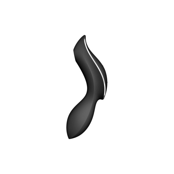 Вакуумний стимулятор з вібрацією Satisfyer Curvy Trinity 2 Black