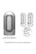 Вибромастурбатор Tenga Flip Zero Electronic Vibration White, изменяемая интенсивность, раскладной, Tenga (Япония) - IntimLand