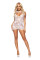 Ажурное платье-сетка Leg Avenue Lace mini dress with cut-outs White, one size, Leg Avenue (США) - IntimLand