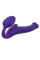 Безремневой страпон Strap-On-Me Violet M, полностью регулируемый, диаметр 3,3см, Strap-On-Me (Франция) - IntimLand