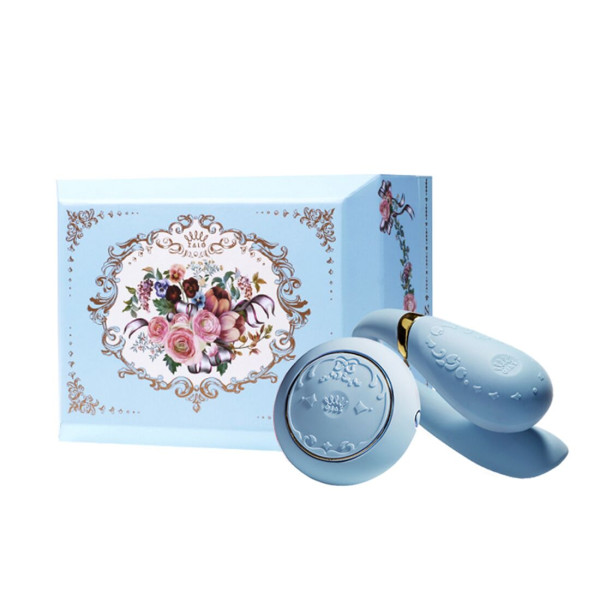 Смартвибратор для пар Zalo — Fanfan set Royal Blue, пульт ДУ, Zalo (США) - IntimLand
