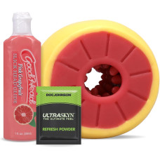 Набор для минета Doc Johnson GoodHead Grapefruit Blowjob Set - Yellow