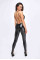 Комбинезон Noir Handmade F306 Mirage catsuit with jewelry rhinestone chain adorning the back - M, Noir Handmade (Польща) - IntimLand