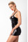 Сукня Noir Handmade F320 Starlet wetlook minidress with ring belt - M