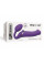 Безремневой страпон с вибрацией Strap-On-Me Vibrating Violet L, диам. 3,7см, пульт ДУ, регулируемый, Strap-On-Me (Франция) - IntimLand