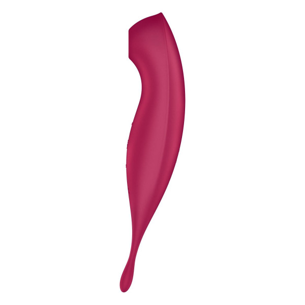 Смарт-вибратор для клитора с вакуумной стимуляцией Satisfyer Twirling Pro+ dark red, Satisfyer (Германия) - IntimLand