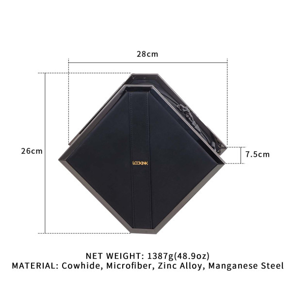 Сумка LOCKINK Mysterious Square Kink Bag - Black, LOCKINK (Китай) - IntimLand