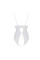 Боди с ажурным декором и открытым шагом Passion URSULA BODY XXL/XXXL, white, Passion (Польша) - IntimLand