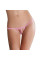 Женские микростринги с рюшами Passion MT001 One size, pink, Passion (Польша) - IntimLand