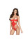 Боди монокини Passion ADARA BODY S/M, red, Passion (Польша) - IntimLand