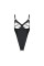 Боди из экокожи Passion CELINE BODY 4XL/5XL black, с доступом, открытый, Passion (Польша) - IntimLand
