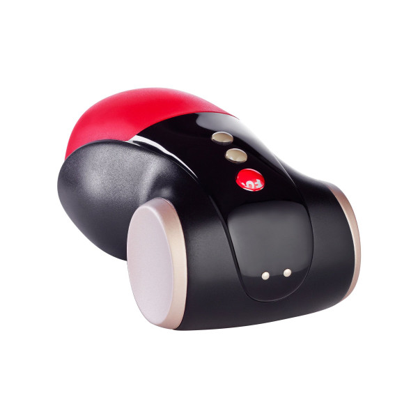 Мастурбатор для головки пениса Fun Factory COBRA LIBRE II black/red, 2 мотора, игра без рук, Fun Factory (Німеччина) - IntimLand