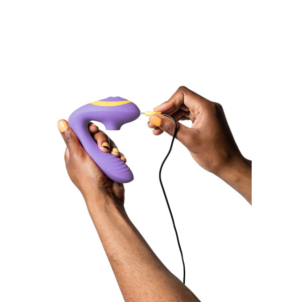 Вакуумный вибратор Romp Reverb Lilac, вагинально-клиторальный, Romp (Германия) - IntimLand