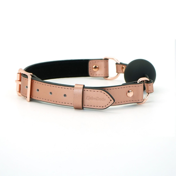 Кляп Liebe Seele Rose Gold Memory Ball Gag, Liebe Seele - IntimLand
