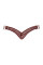 Шкіряні трусики для вібратора Liebe Seele Wine Red Forced Orgasm Strop, повністю регульовані