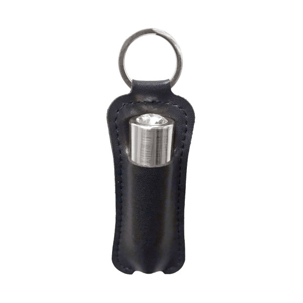 Вибропуля PowerBullet First-Class Bullet 2.5″ with Key Chain Pouch, Silver, 9 режимов вибрации, PowerBullet (Канада) - IntimLand