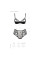 Эротический комплект с рисунком Passion LOVELIA BIKINI L/XL, black, Passion (Польша) - IntimLand