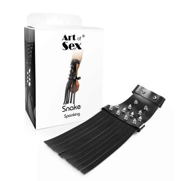 Кожаная БДСМ перчатка-хлыст Art of Sex - Snake, Art of Sex (Украина) - IntimLand