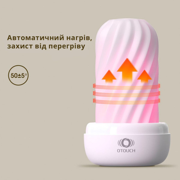 Мастурбатор Otouch DECOR 2, TPE, подогрев до 55 °C, УФ-дезинфекция, Otouch - IntimLand