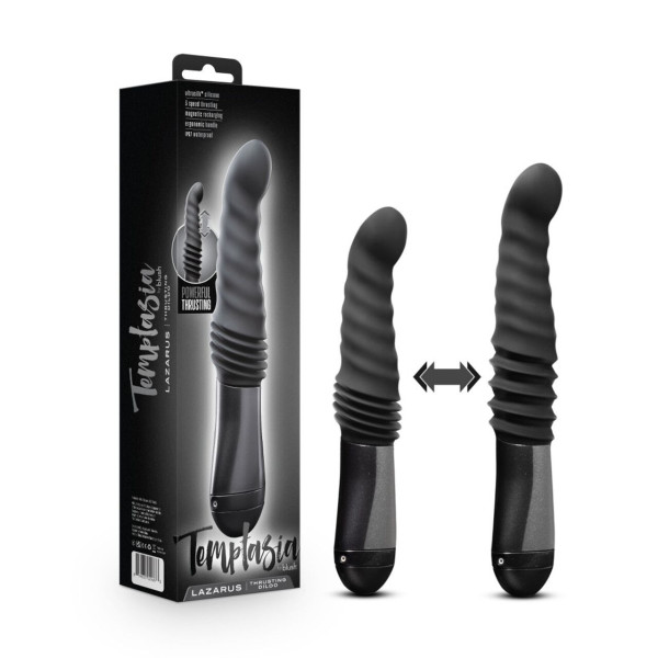 Пульсатор Temptasia by Blush - Lazarus Thrusting Dildo - Black, Blush - IntimLand