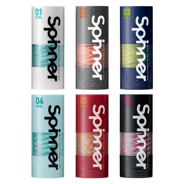 Мастурбатор Tenga Spinner 04 Pixel с упругой стимулирующей спиралью внутри, Tenga (Япония) - IntimLand