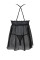 Пеньюар Passion KERRIA CHEMISE black, S/M, кружевной верх, трусики в комплекте, Passion (Польша) - IntimLand