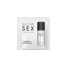 Пробник разогревающего съедобного массажного масла Bijoux Indiscrets Slow Sex Warming massage oil
