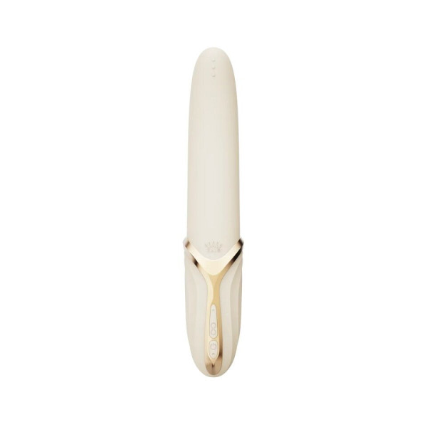 Вибратор Zalo – EVE Ivory White, вибрация + ротация, имитация язычка, подогрев до 39 °C, Zalo (США) - IntimLand
