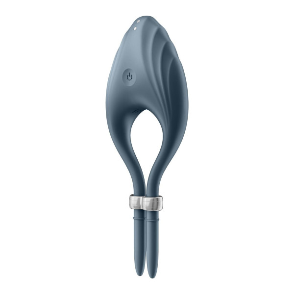 Эрекционное вибокольцо лассо Satisfyer Duelist Dark Blue, 10 режимов, мощный мотор, Satisfyer (Германия) - IntimLand