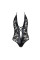 Боди с очень глубоким декольте Passion DARYL BODY XXL/XXXL, black, Passion (Польша) - IntimLand