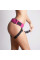 Трусы для страпона Strap-On-Me Leatherette Harness Curious  Fuchsia, Strap-On-Me (Франция) - IntimLand
