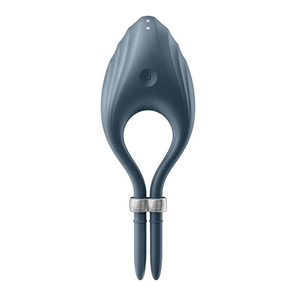 Эрекционное вибокольцо лассо Satisfyer Duelist Dark Blue, 10 режимов, мощный мотор, Satisfyer (Германия) - IntimLand